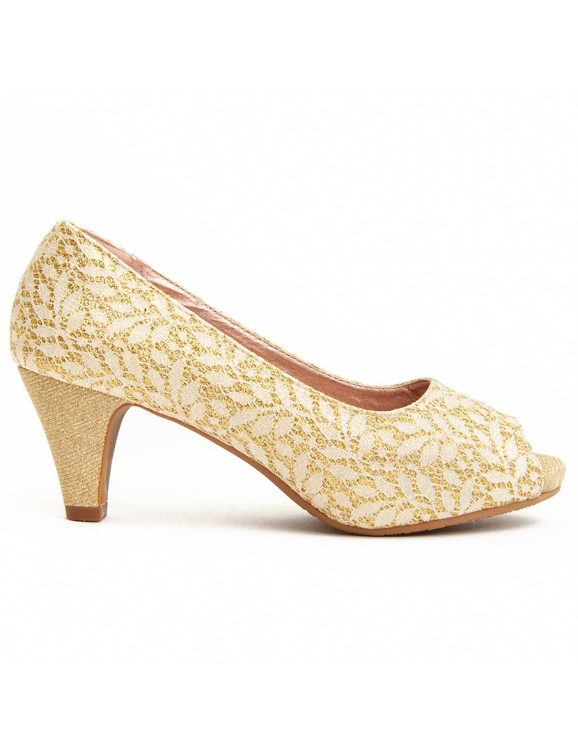 Ladies' Gold High Heels