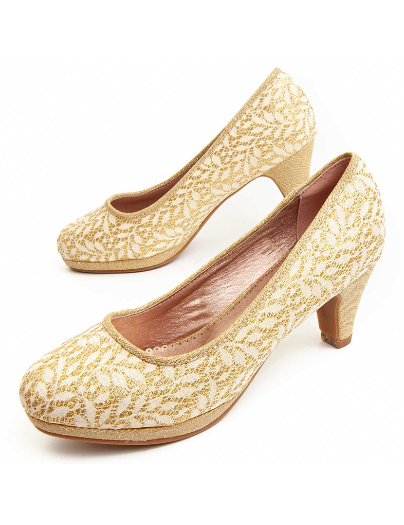 Women's Golden High Heels