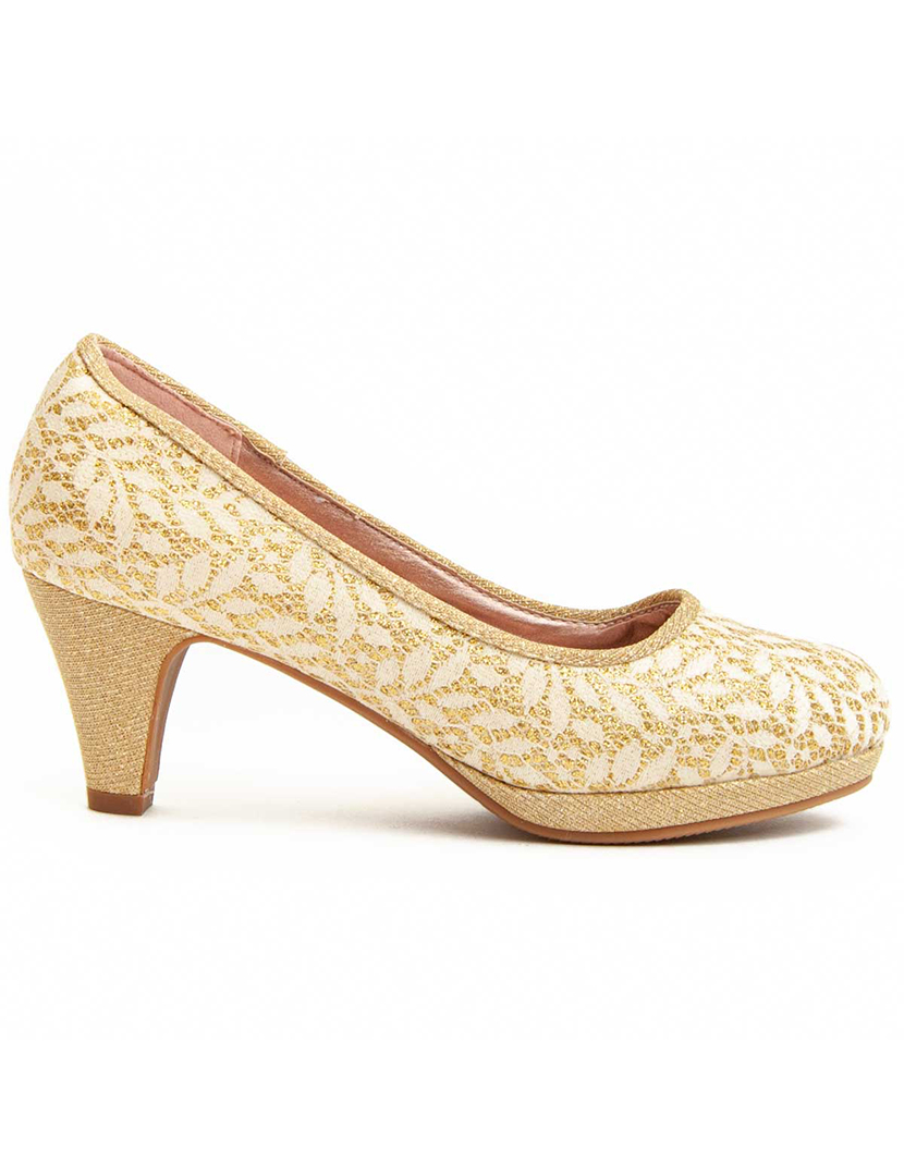 Women's Golden High Heels