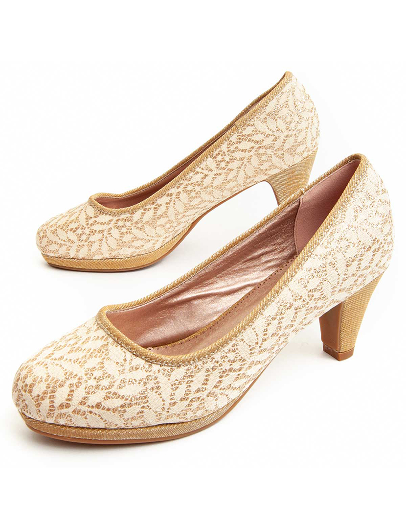 Beige Ladies' High Heels
