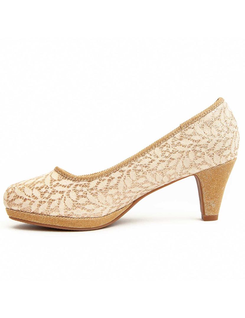 Sapatos de Salto Senhora Bege