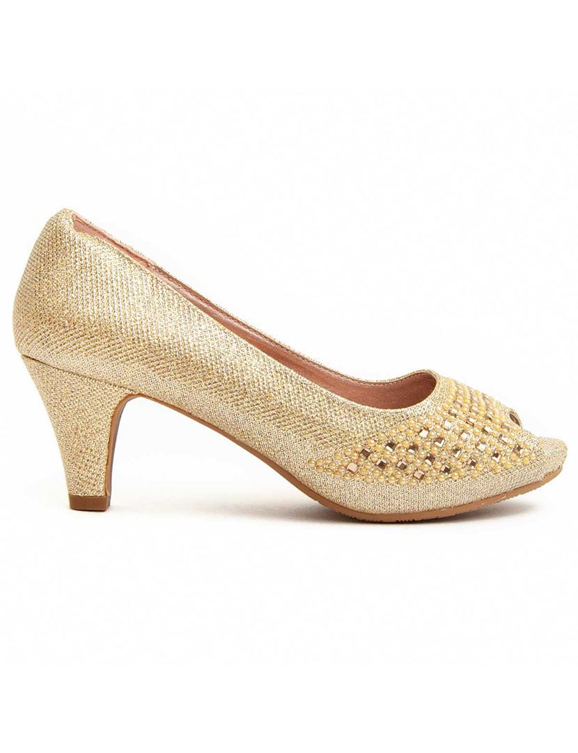 Ladies Golden High Heels