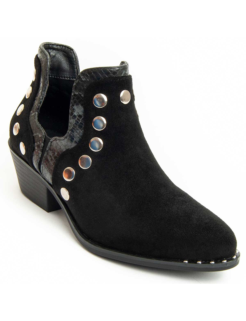 Botins com Salto Senhora Preto