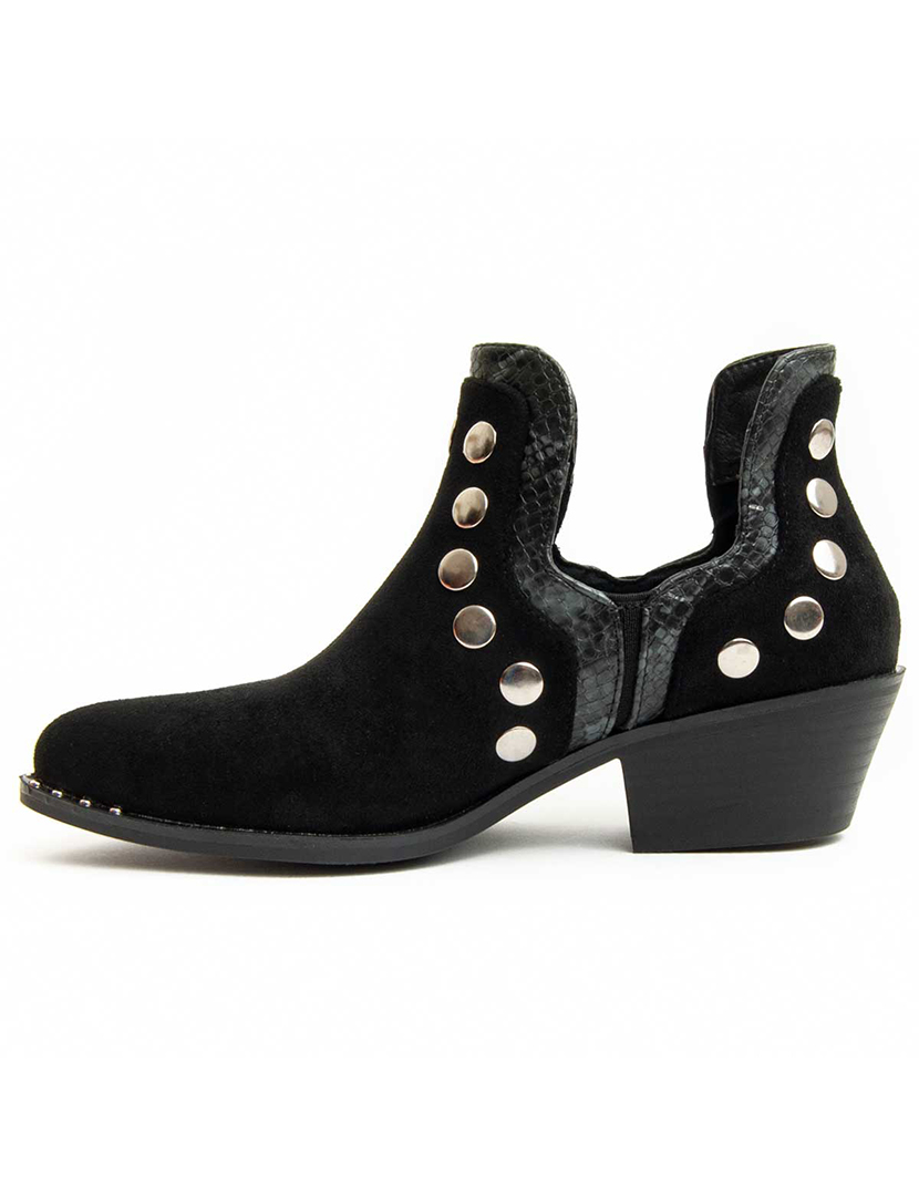 Botins com Salto Senhora Preto