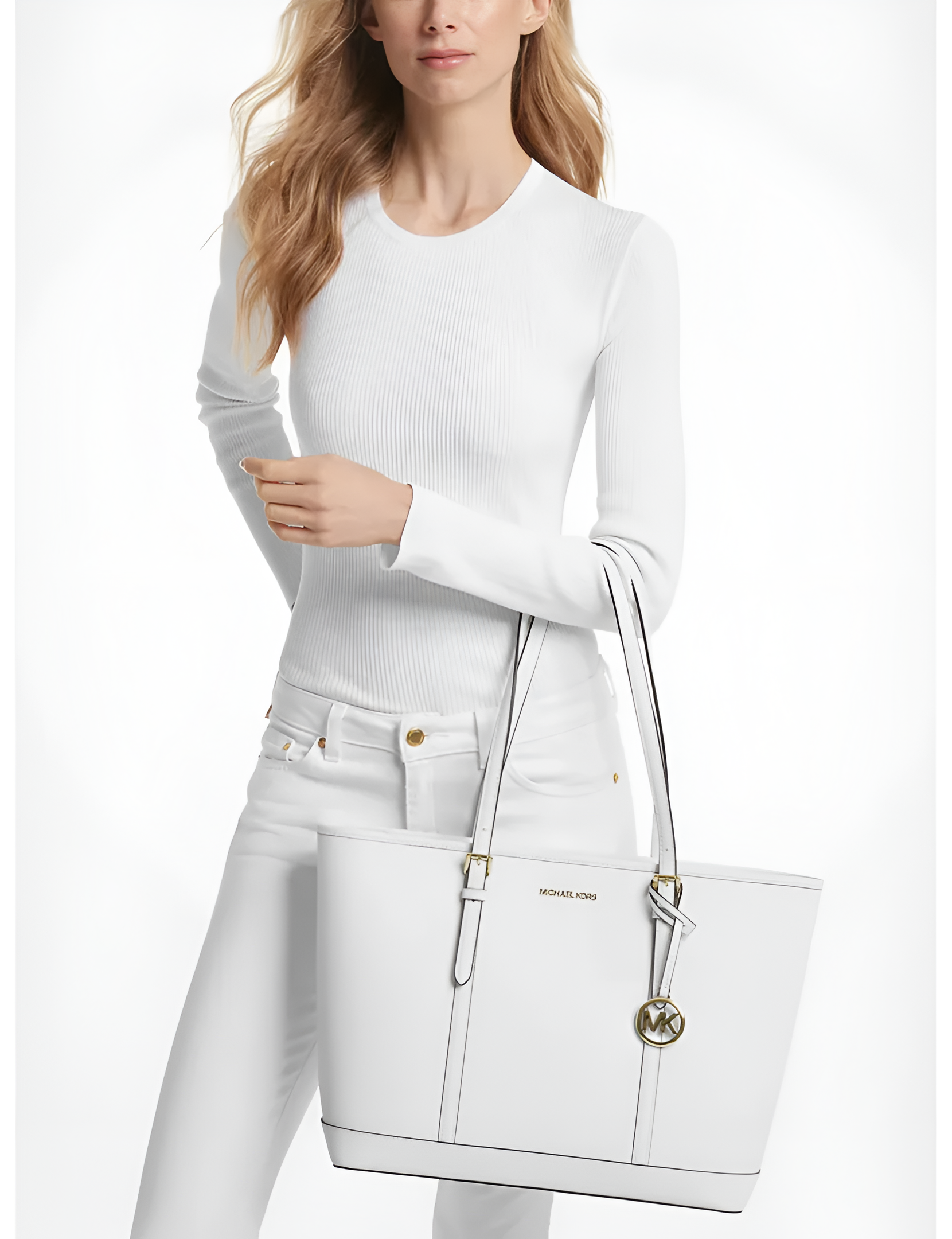 Mala Tote Jet Set Travel Large Branco