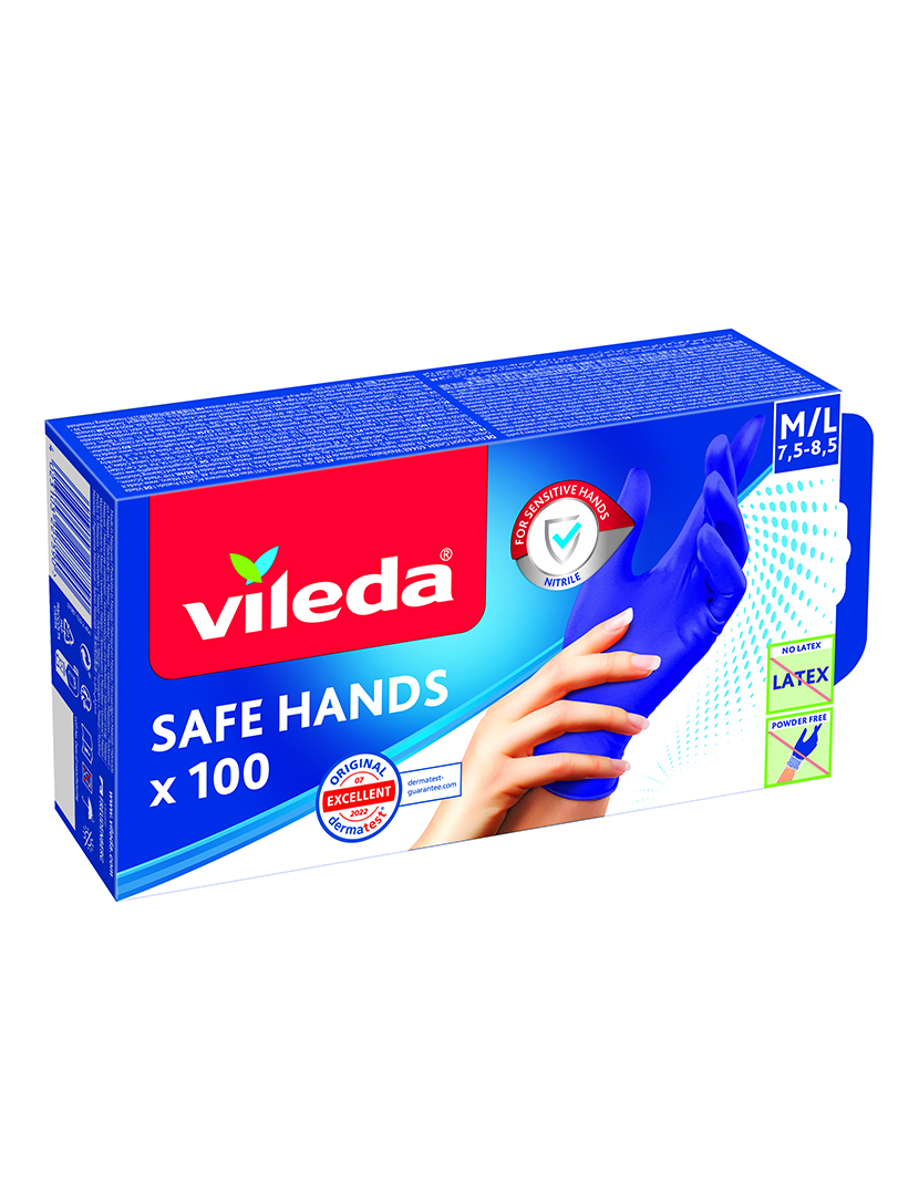 Luvas Descartáveis Safe Hands 100 Un M/G