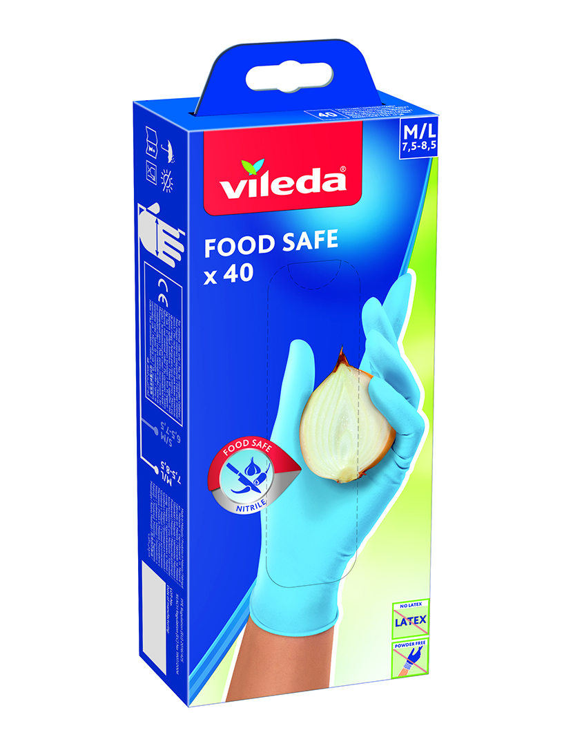 Luvas Descartaveis Food Safe 40 Un M/G