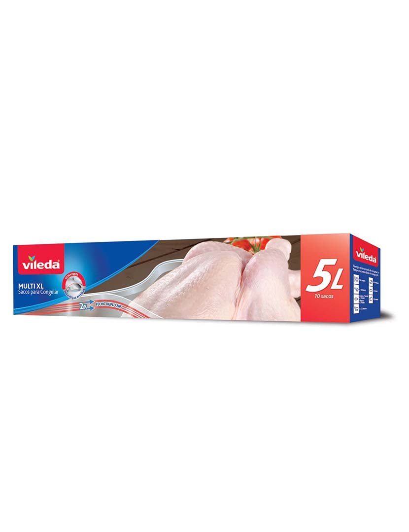 Bolsas de Congelación Multi XL 5L (10 Unidades)