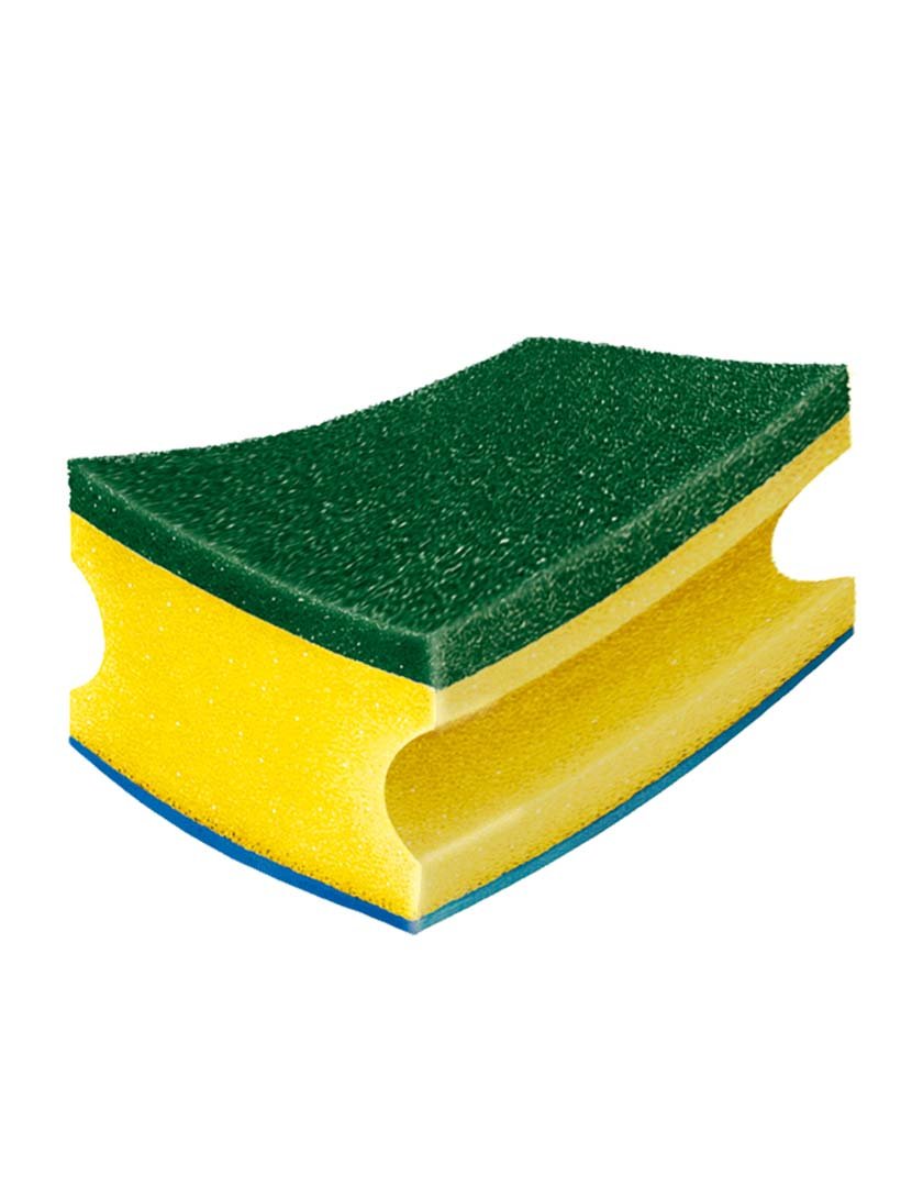 Esfregão Salva Unhas Verde Antibactérias 1+1 Un