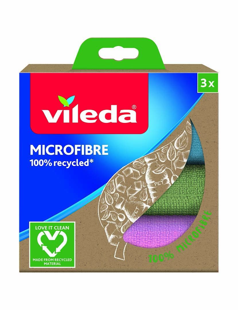 Paño de Microfibras Reciclado 3 Unidades