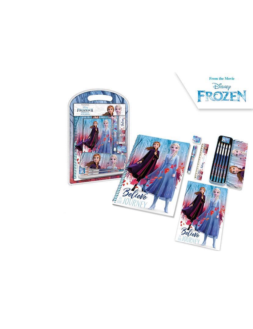 Conjunto Caderno Frozen 2