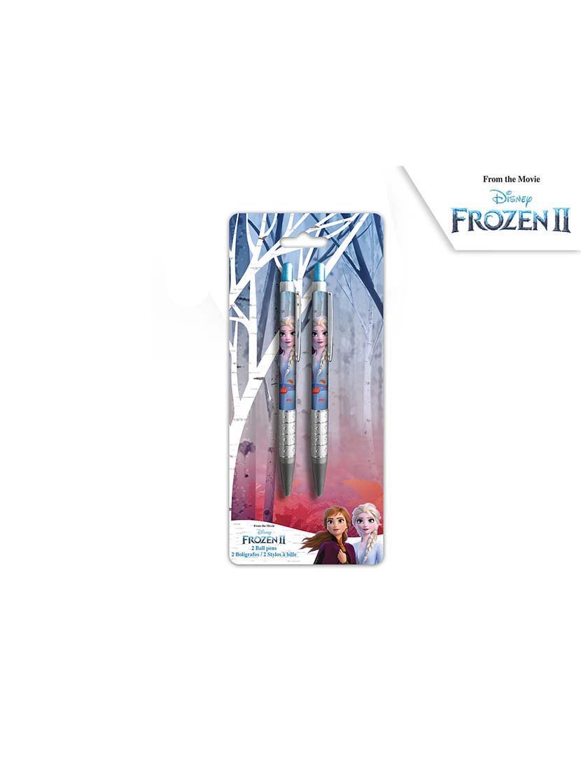 Canetas Retráteis 2Pc Frozen 2