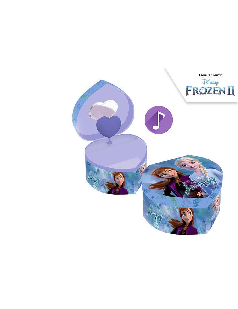 Porta-Jóias Musical Coração Frozen 2