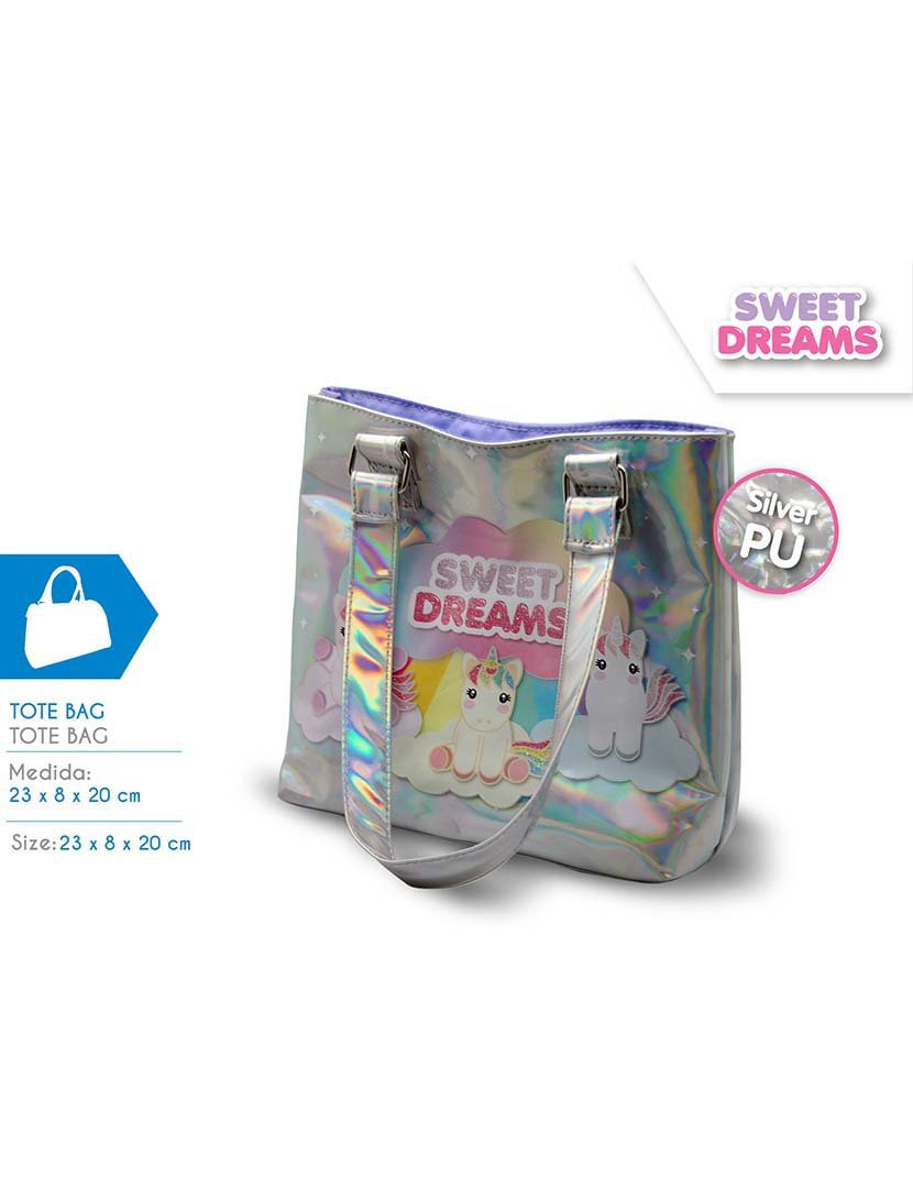 Bolsa Plateada Sweet Dreams