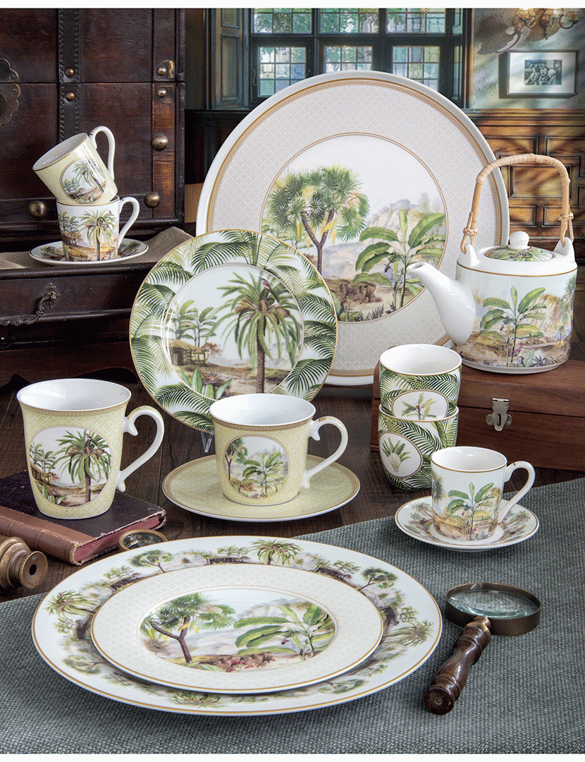 Conjunto de 6 Pratos Sobremesa 19cm CEYLON