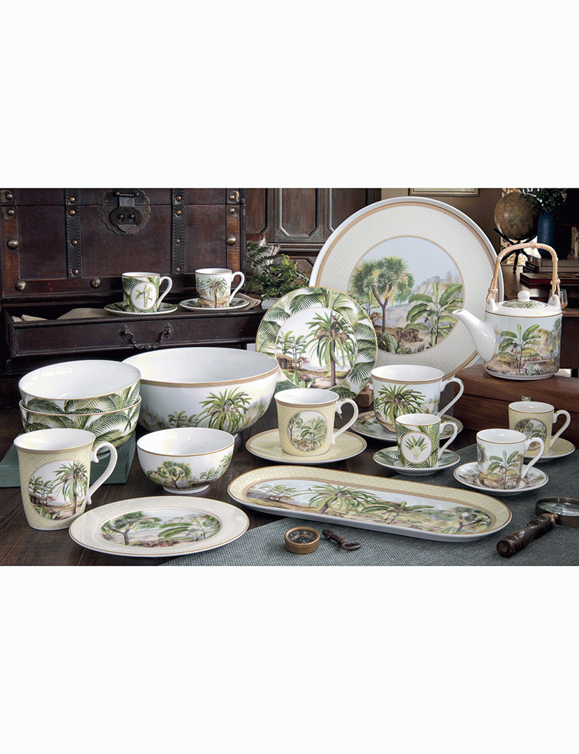 Conjunto de 6 Pratos Sobremesa 19cm CEYLON