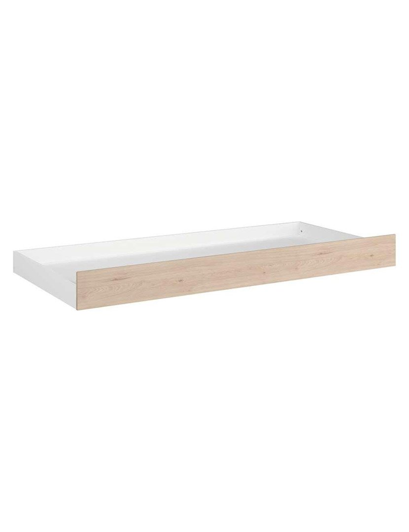 Cajón para Cama Sam Blanco y Roble 90x190cm