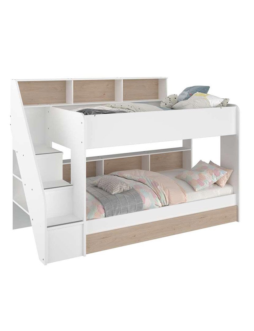Cajón para Cama Sam Blanco y Roble 90x190cm