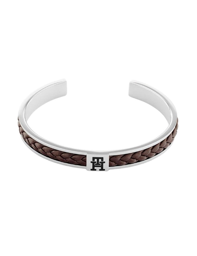 Pulseira em Aço Inoxidável Castanho