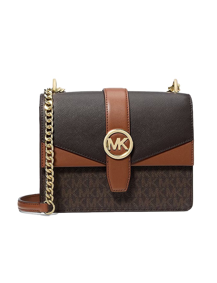 Greenwich Small Color-Block Crossbody Bag