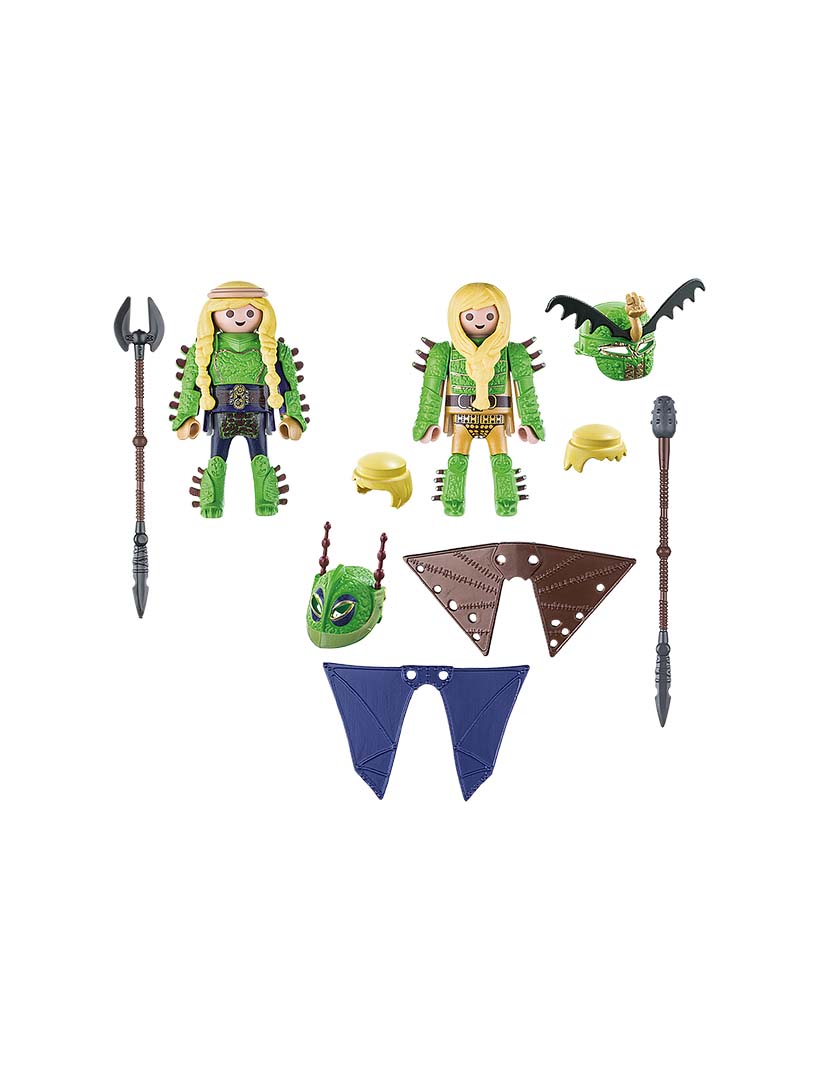 Playmobil Dragons Brutesco e Brutália
